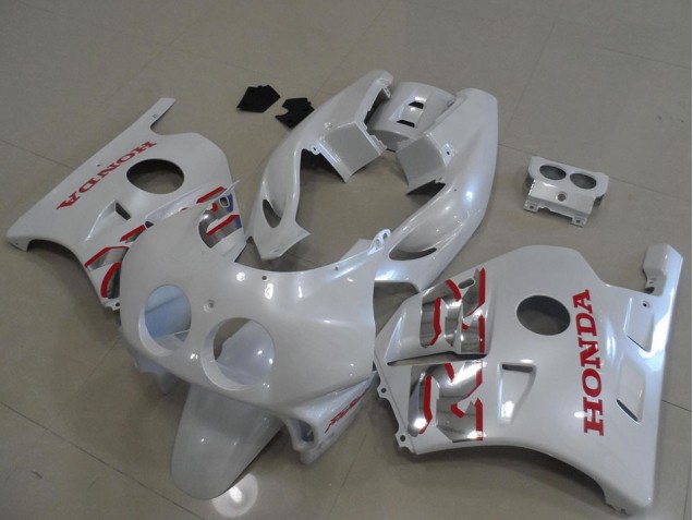 1991-1998 Pearl White Red Honda CBR250RR MC22 Motorcylce Fairings UK