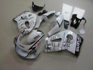 1996-2000 White Corona Suzuki GSXR 600 Motor Fairings UK