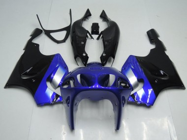 1996-2003 Blue and Black Kawasaki ZX7R Replacement Fairings UK