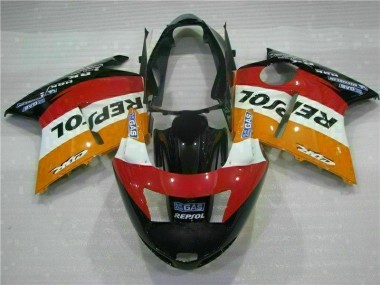 1996-2007 Orange Repsol Honda CBR1100XX Motorbike Fairing UK