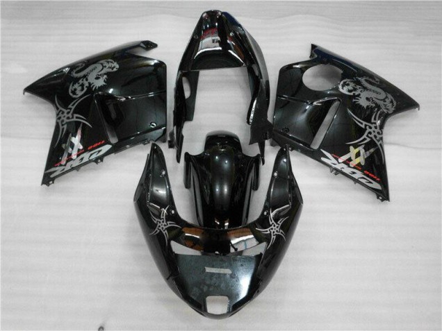 1996-2007 Black Honda CBR1100XX Bike Fairing Kit UK