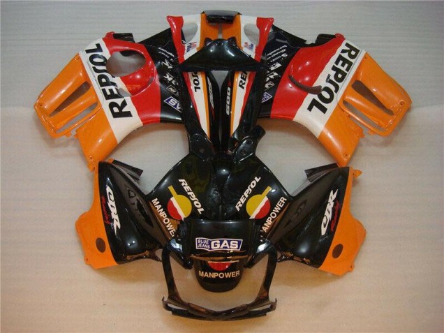 1995-1998 Black Orange Repsol Honda CBR600 F3 Motorcycle Fairings Kits UK