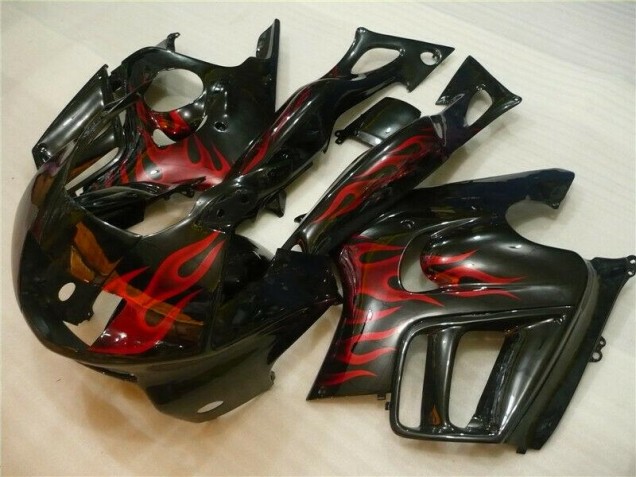 1995-1998 Black Red Flame Honda CBR600 F3 Motorcycle Fairing UK