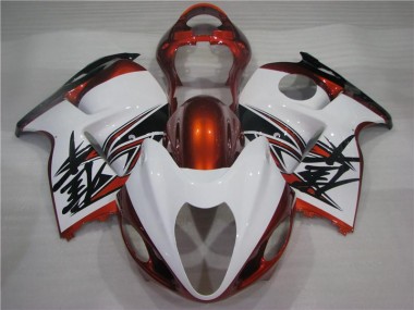 1996-2007 Orange White Black Suzuki GSXR 1300 Hayabusa Bike Fairings UK