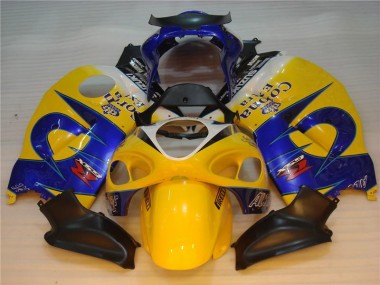 1996-2007 Ellow Blue Suzuki GSXR 1300 Hayabusa Bike Fairings UK