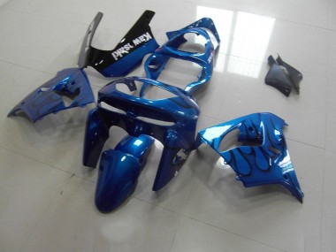 1998-1999 Blue Black Flame Kawasaki ZX9R Motorbike Fairing UK