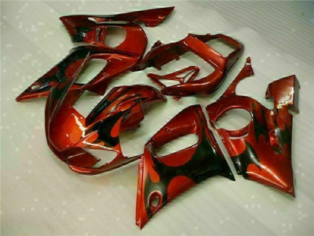 1998-2002 Brown Yamaha YZF R6 Bike Fairing Kit UK