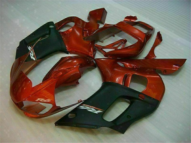 1998-2002 Black Brown Yamaha YZF R6 Motor Bike Fairings UK