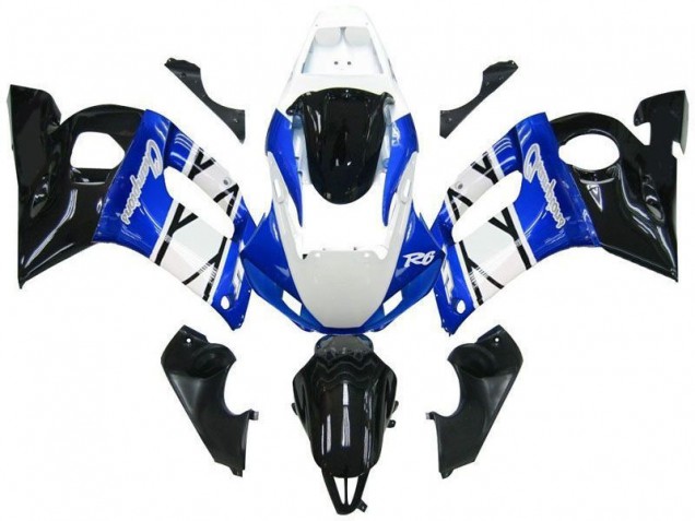 1998-2002 Blue Black Champions Yamaha YZF R6 Motor Fairings UK