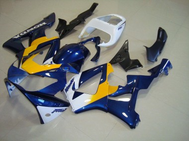 2000-2001 Dark Blue Yellow White Honda CBR900RR 929 Motorbike Fairing UK