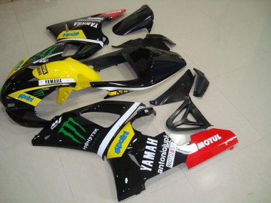 2000-2001 Yellow Monster Yamaha YZF R1 Motorcycle Fairings Kits UK