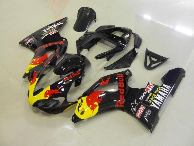 2000-2001 Black Red Bull Yamaha YZF R1 Bike Fairings UK