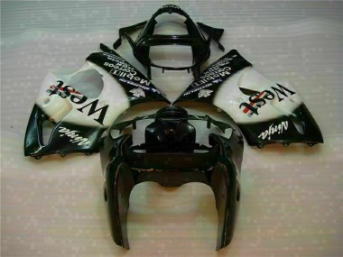 2000-2002 Black West Ninja Kawasaki ZX6R Motorcycle Fairings Kits UK