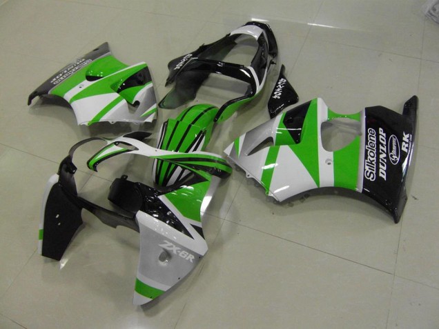 2000-2002 Green White Stripe Kawasaki ZX6R Motorcycle Bodywork UK