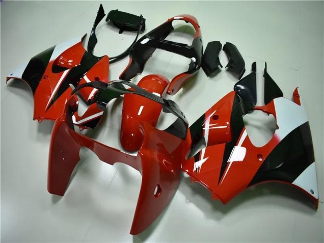 2000-2002 Red Black White Kawasaki ZX6R Bike Fairings UK