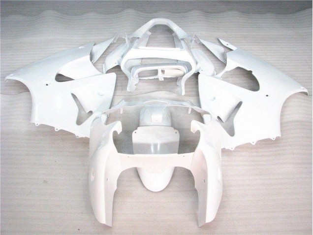 2000-2002 Glossy White Kawasaki ZX6R Bike Fairing UK