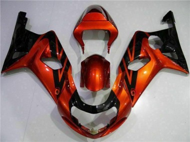 2000-2002 Orange Black Suzuki GSXR 1000 Bike Fairing UK