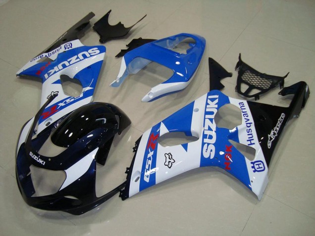 2000-2002 Blakc Blue White Suzuki GSXR 1000 Motorcycle Replacement Fairings UK