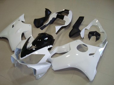 2001-2003 White with Black Stripe Honda CBR600 F4i Motorcycle Fairing Kits UK