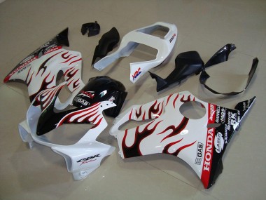 2001-2003 White Flame Honda CBR600 F4i Motorcylce Fairings UK