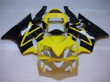 2001-2003 Yellow Black Honda CBR600 F4i Motorbike Fairing Kits UK