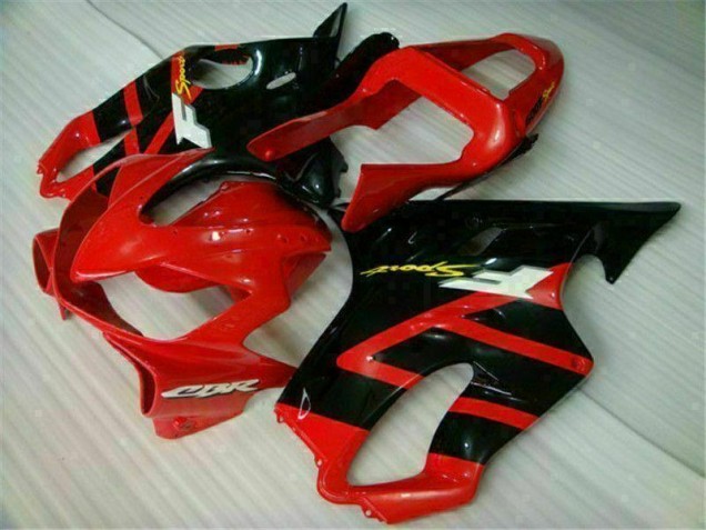 2001-2003 Red Black Honda CBR600 F4i Motorcycle Fairings Kits UK