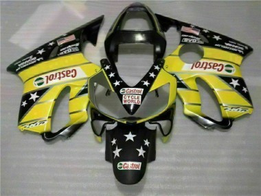 2001-2003 Yellow Black Castrol Cycle World Honda CBR600 F4i Motorcycle Bodywork UK