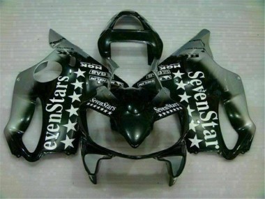 2001-2003 Black Silver Seven Stars Honda CBR600 F4i Motorbike Fairing UK