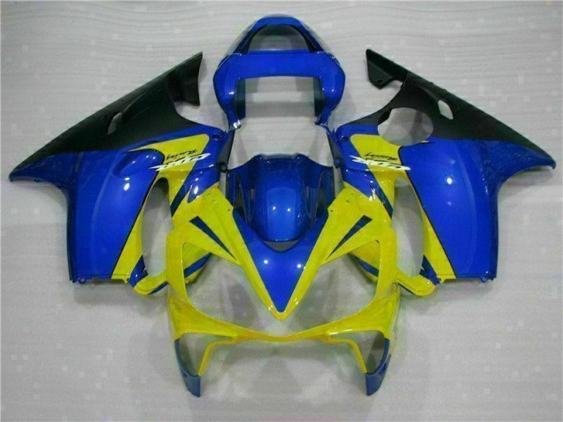 2001-2003 Yellow Blue Honda CBR600 F4i Bike Fairings UK