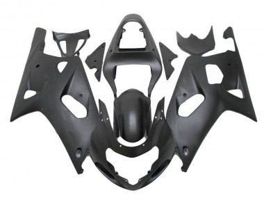 2001-2003 Matte Black Suzuki GSXR 600/750 Motorcycle Fairings Kit UK