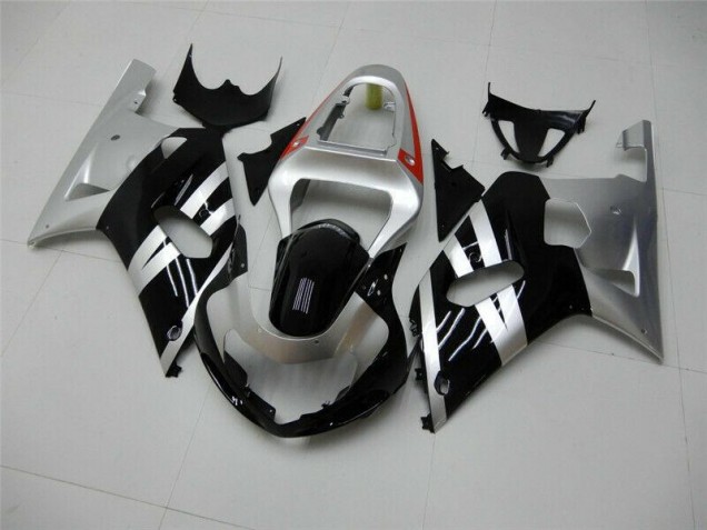 2001-2003 Black Silver Suzuki GSXR 600/750 Motorbike Fairing UK