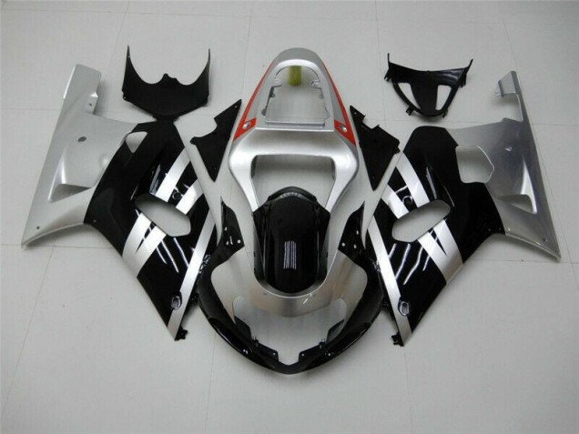 2001-2003 Black Silver Suzuki GSXR 600/750 Motorbike Fairing UK