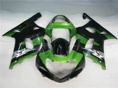 2001-2003 Green Black Suzuki GSXR 600/750 Motorbike Fairing UK