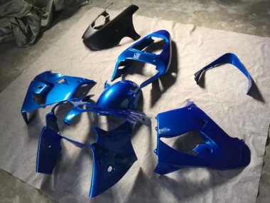 2002-2003 Blue Matte Black Kawasaki ZX9R Motorbike Fairings UK