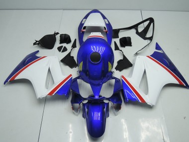 2002-2013 Blue and White Honda VFR800 Motor Bike Fairings UK