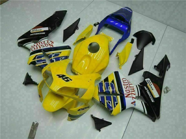 2003-2004 Yellow Honda CBR600RR Motorcyle Fairings UK