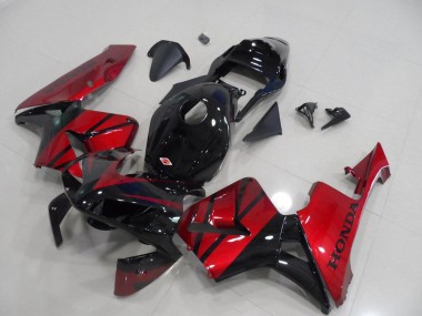 2003-2004 Black Candy Red Honda CBR600RR Motorcycle Fairing UK