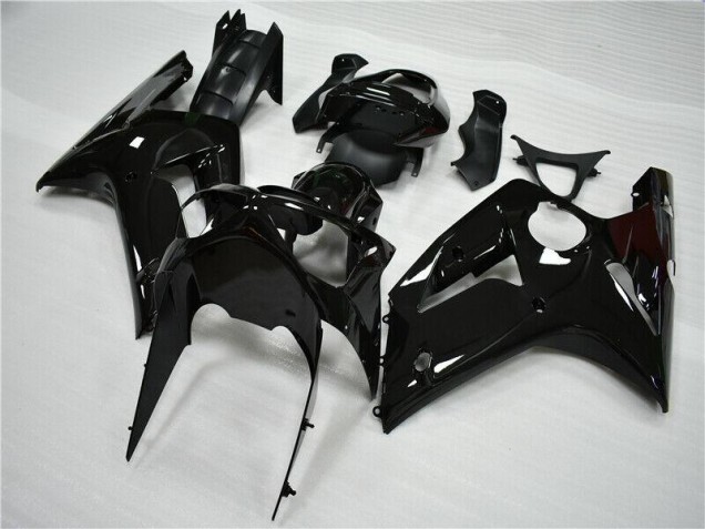 2003-2004 Glossy Black Kawasaki ZX6R Moto Fairings UK