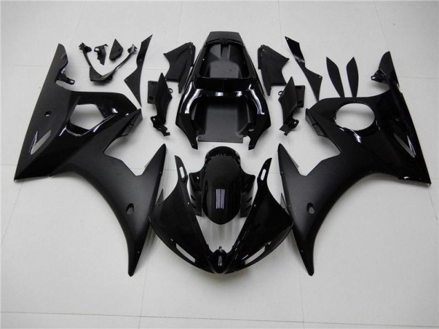 2003-2005 Glossy Matte Black Yamaha YZF R6 Motor Fairings UK