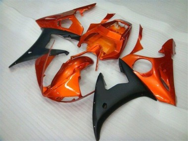 2003-2005 Orange Black Yamaha YZF R6 Motorcycle Fairings UK