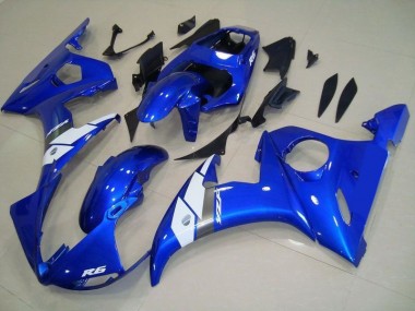 2003-2005 OEM Style Blue Yamaha YZF R6 Bike Fairings UK