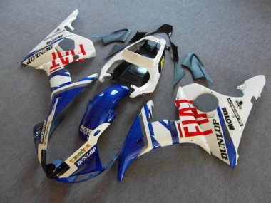 2003-2005 Blue White Fiat Yamaha YZF R6 Motor Bike Fairings UK