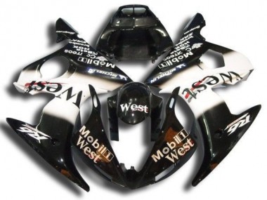 2003-2005 Black Mobil West Yamaha YZF R6 Motorbike Fairing UK