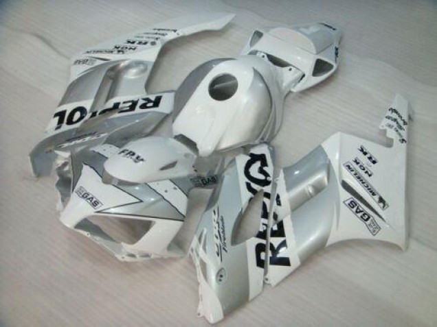 2004-2005 White Silver Black Repsol Repsol Honda CBR1000RR Motorcycle Fairing Kit UK