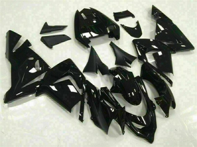 2003-2005 Glossy Black Kawasaki ZX10R Bike Fairings UK