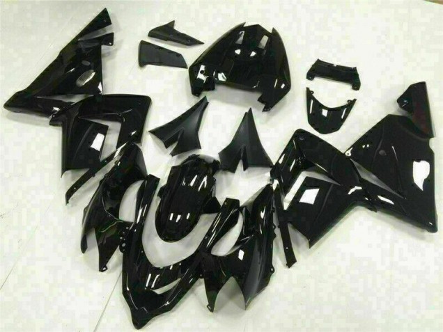 2003-2005 Glossy Black Kawasaki ZX10R Bike Fairings UK