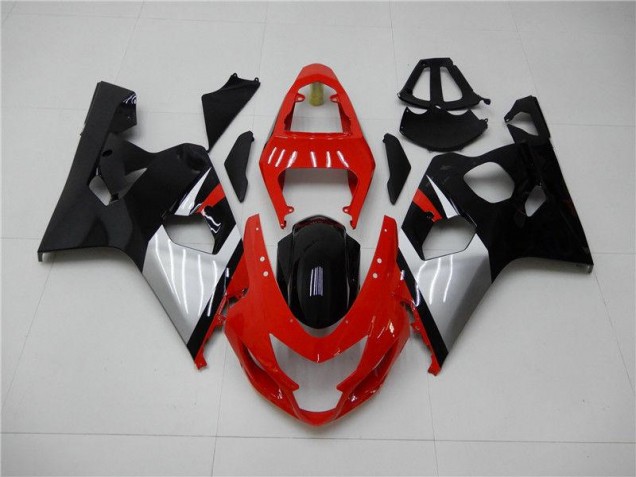 2004-2005 Red Black Suzuki GSXR 600/750 Motorbike Fairing Kits UK