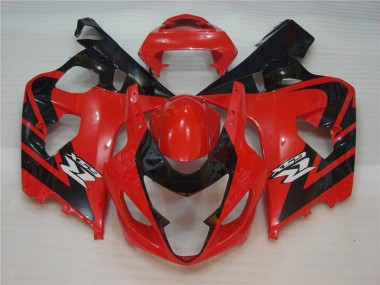 2004-2005 Red Black Suzuki GSXR 600/750 Motor Fairings UK