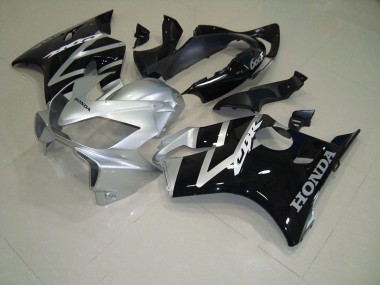 2004-2007 Black Silver Honda CBR600 F4i Motorcycle Fairing Kits UK