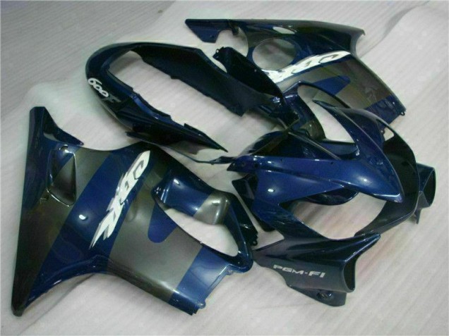 2004-2007 Blue Silver Honda CBR600 F4i Motorcycle Fairings Kit UK